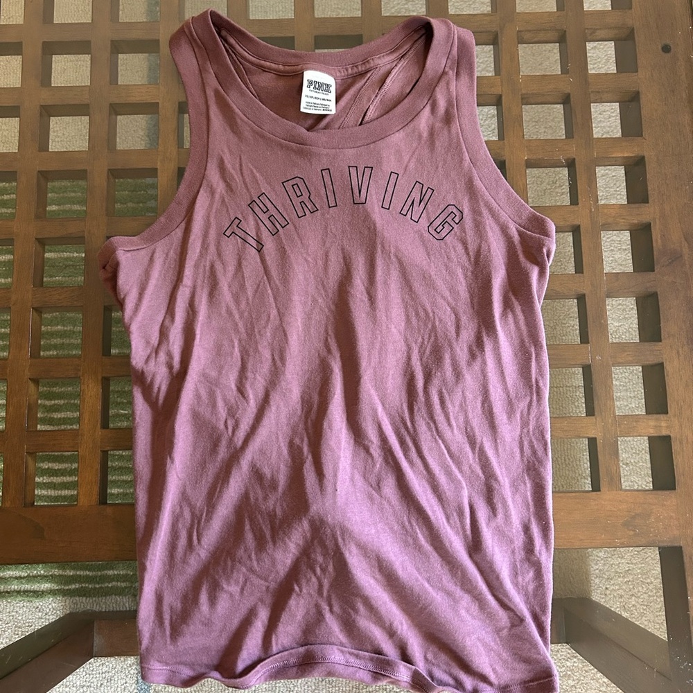 PINK Victoria's Secret Mauve Tank Top